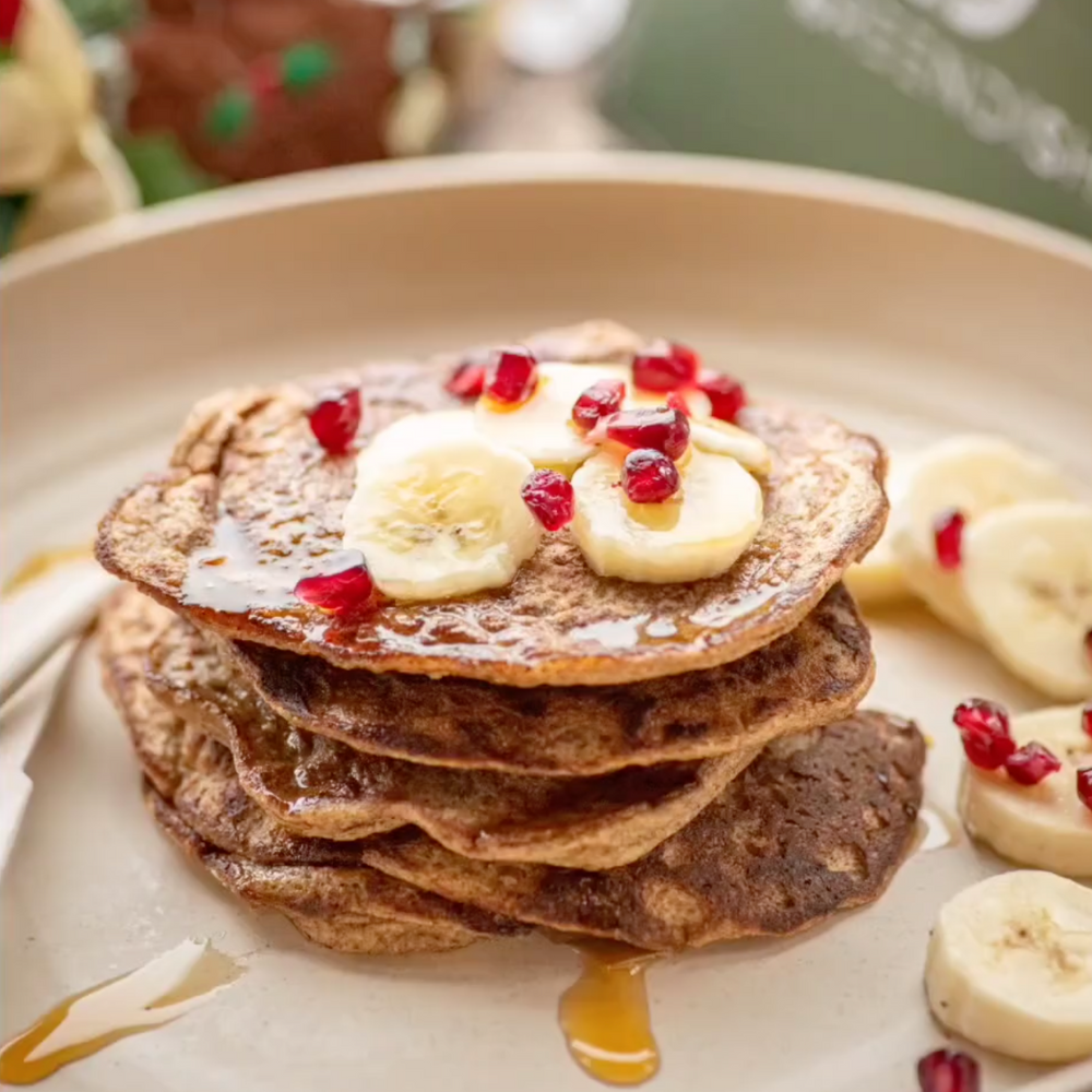 Protein-Packed Delight: Gingerbread Power Pancakes