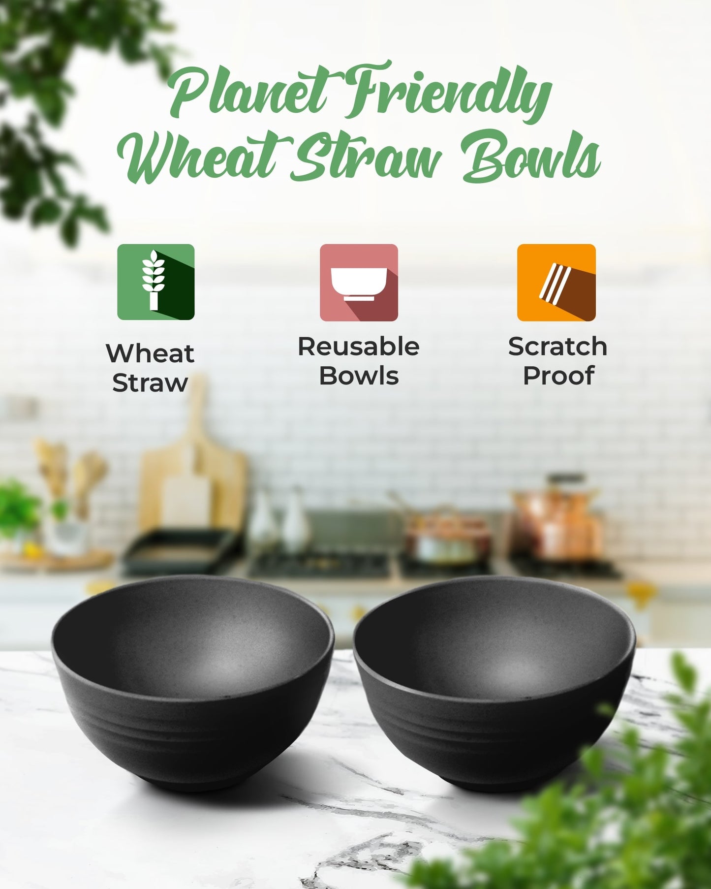
                  
                    Wheat Straw Bowls Set of 4
                  
                