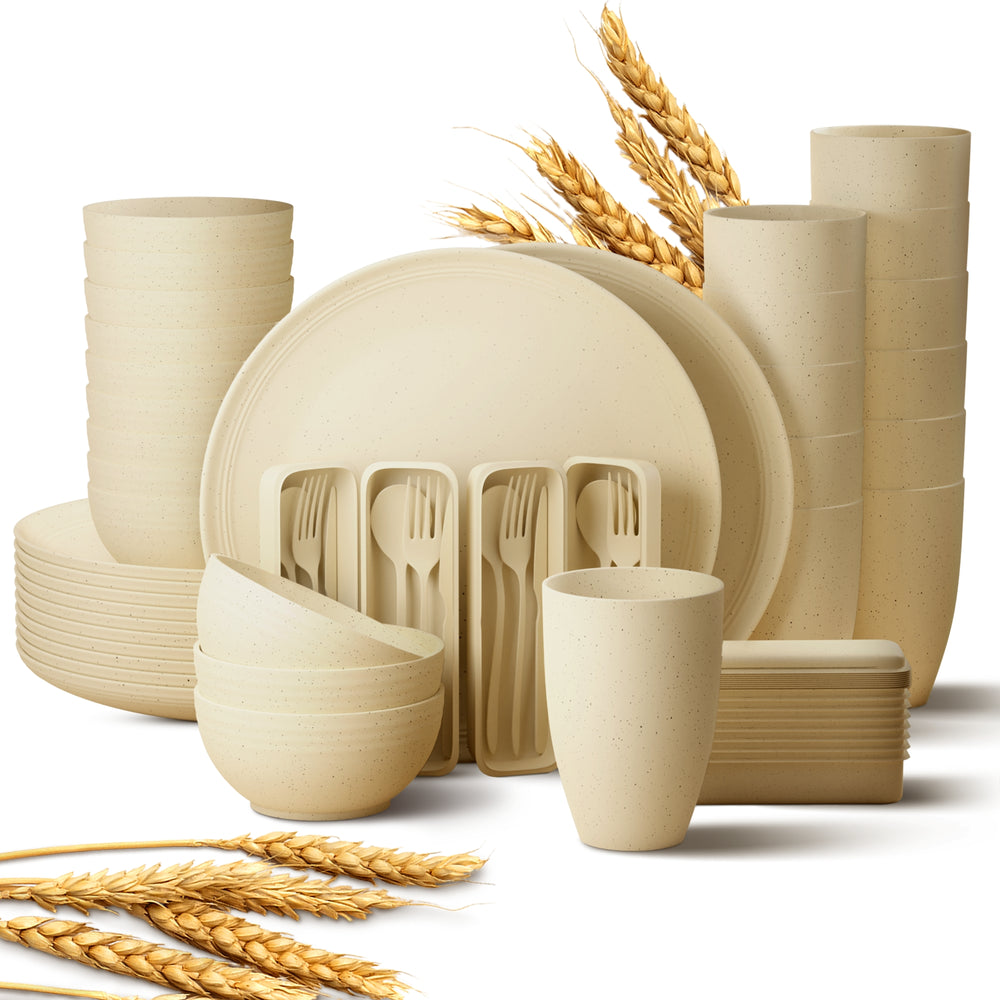 Eco-Friendly Dinnerware Combo Set - Reusable Kitchenware | Greendish ...